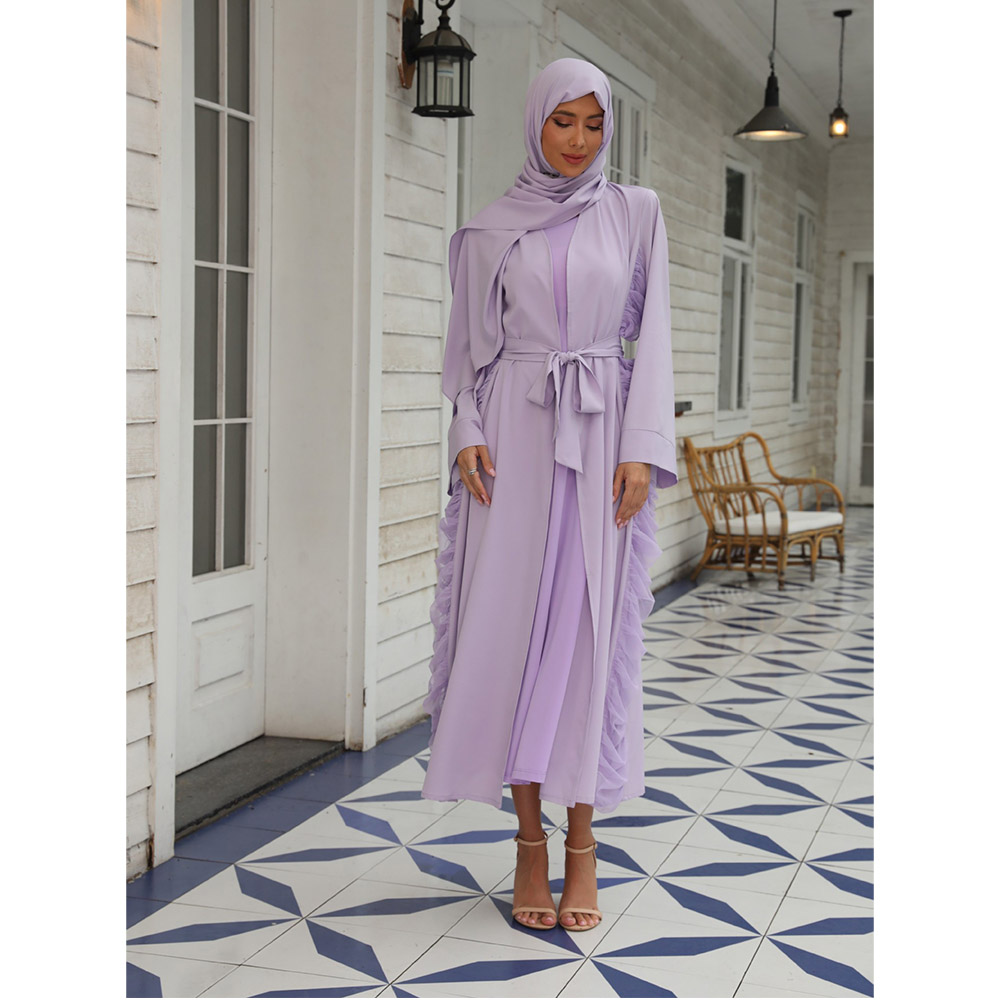 Women's fashionable innerwear with a headscarf, three-piece set