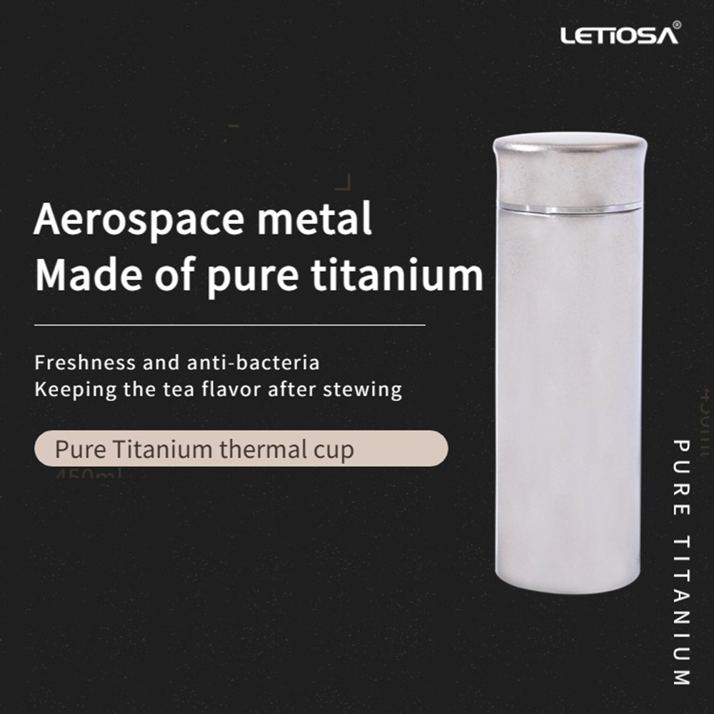 Pure titanium insulation cup