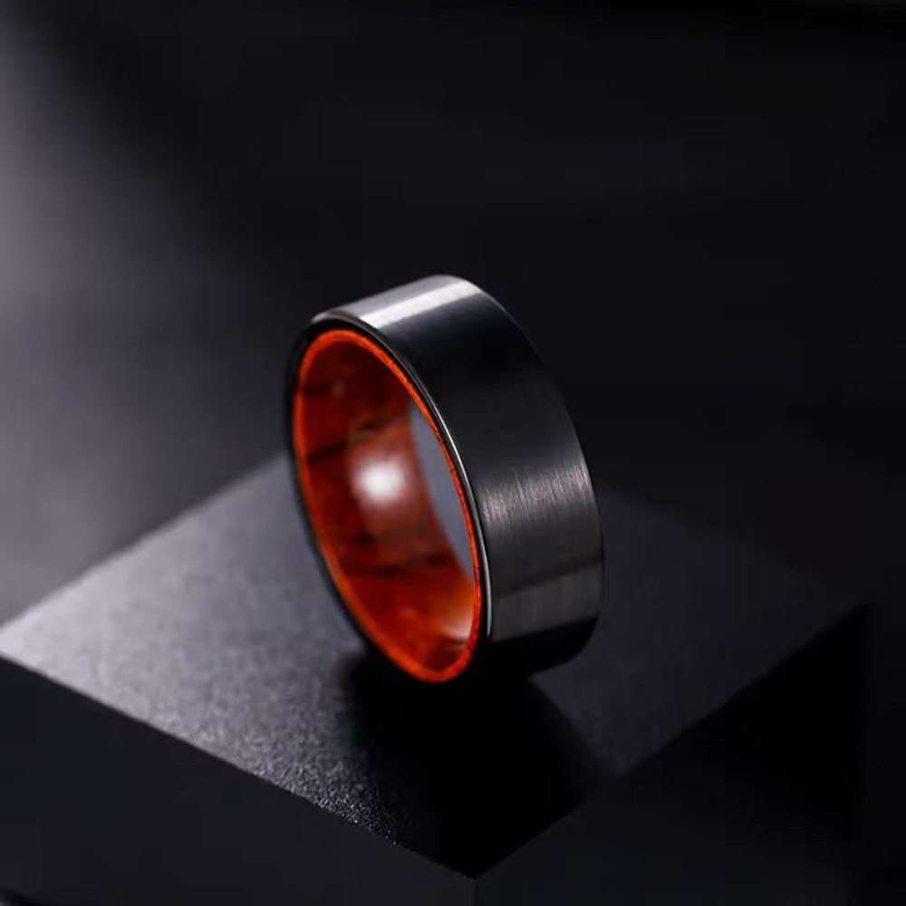 Artisan Jewelry a beautiful jewelry piece Mood ring Tungsten steel ring Robust and chic