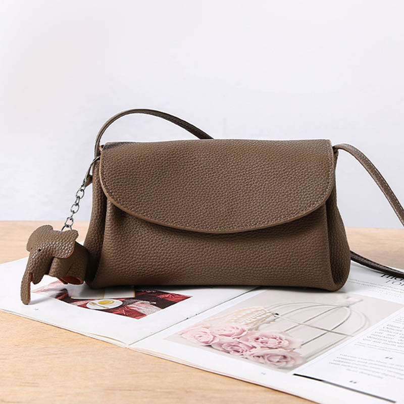 Crossbody bag ladies bag new style trendy high-end fashion summer mini exquisite soft leather small bag